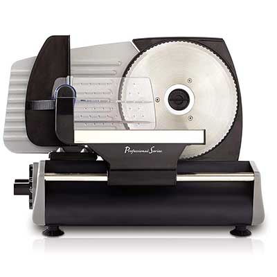 Continental Electric Meat Slicer, Smooth Blade