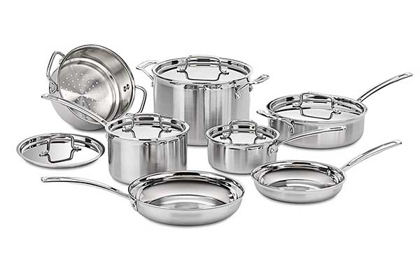 Cuisinart MCP-12N Multiclad Pro Stainless Steel Cookware Set