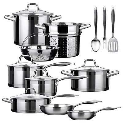 Duxtop Professional Stainless Steel Induction Cookware Set