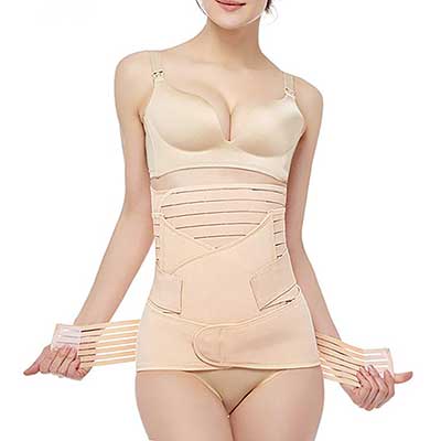 Gepoetry Postpartum Recovery Belly Girdle Support Band