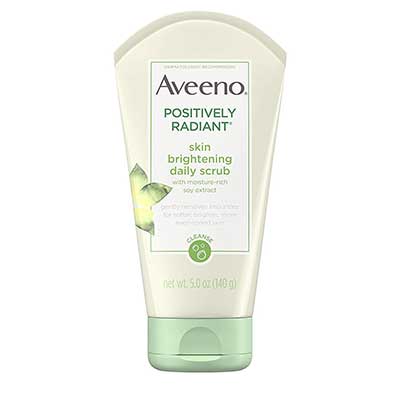 Aveeno Positively Radiant Skin Brightening Exfoliating Facial Scrub
