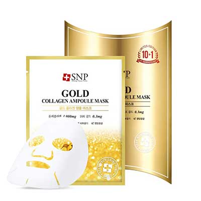 SNP – Gold Collagen Ampoule Anti-Aging Korean Mask