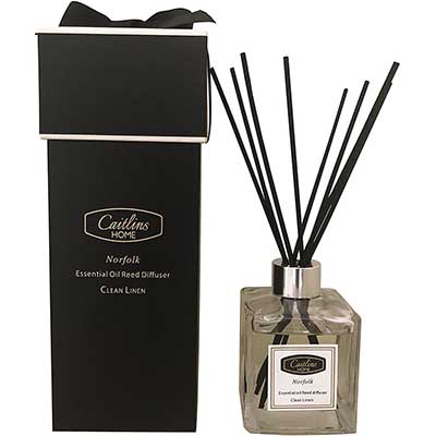 Caitlins Home Reed Diffuser Clean Linen Scent Natural