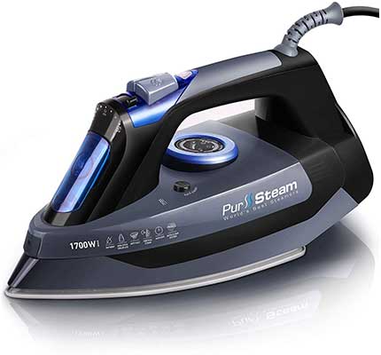 Professional Grade 1700W Steam Iron for Clothes