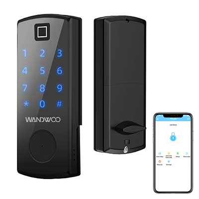 5-in-1 Fingerprint Lock, Wandwoo Smart Door Lock