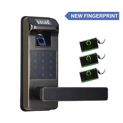 Newest Fingerprint and Touchscreen Keyless Door Lock