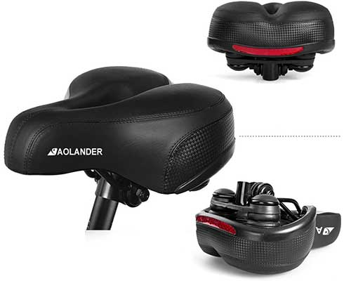 Aolander Bicycle Saddle with DUAL SHOCK-ABSORBING-BALL