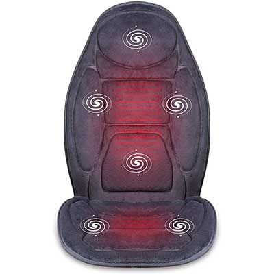 SNAILAX Vibration Massage Seat Cushion with Heat