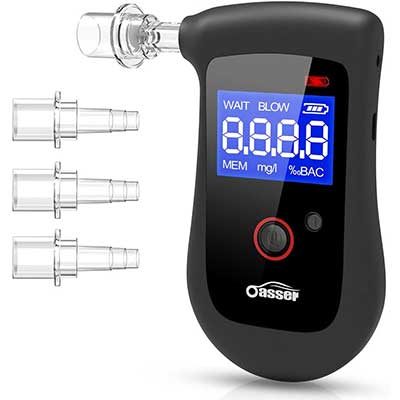 oasser Rechargeable Breathalyzer Alcohol Tester