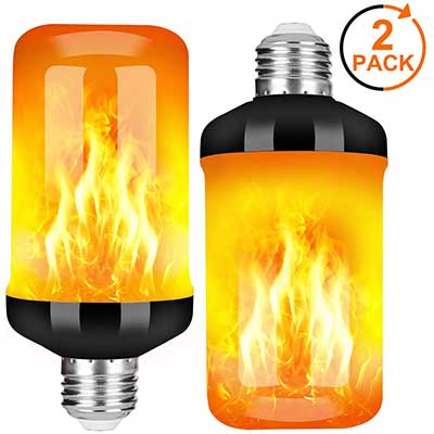 Y-STOP LED Flame Effect Fire Light Bulb