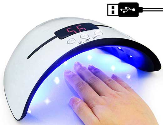 UV Nail Lamp 36W, LED Nail Dryer with Timer/Sensor/LCD Display