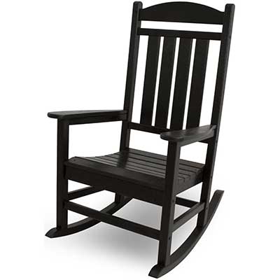 POLYWOOD R100BL Presidential Rocking Chair