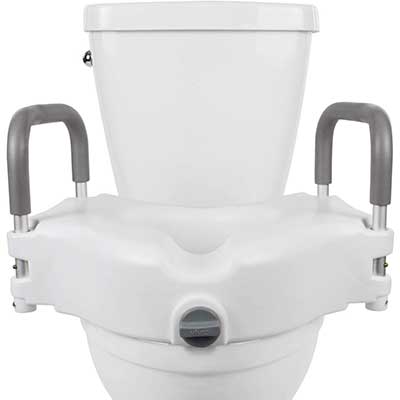 Vive Raised Toilet Seat Portable Elevated Riser