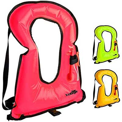 X-Lounger Inflatable Snorkeling Vest Life Jacket