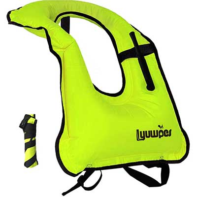 Lyuwpes Inflatable Adult Snorkeling Jackets Vests