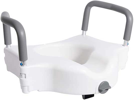 Oasisspace Stand Alone Raised Toilet Seat