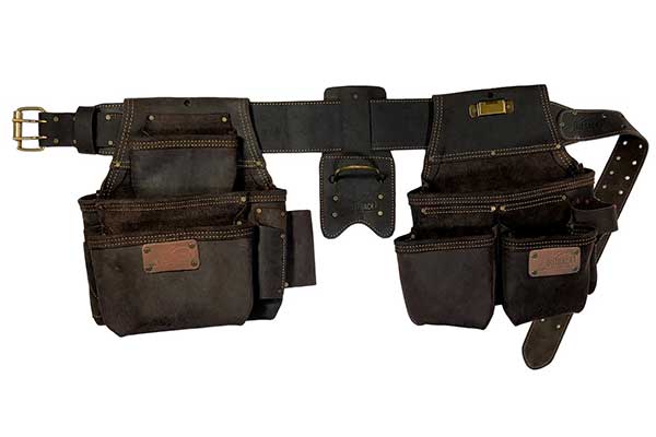 OX Tool Four Piece Construction Rig, Leather Tool Belt