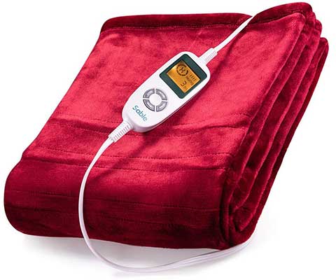 Sable Electric Throw, Blanket Fast-Heating