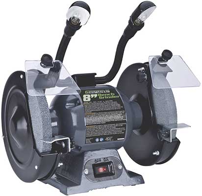 Genesis GBG800L 8” Bench Grinder with Dual Wheels