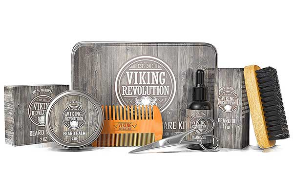 Viking Revolution Beard Care Kit for Men