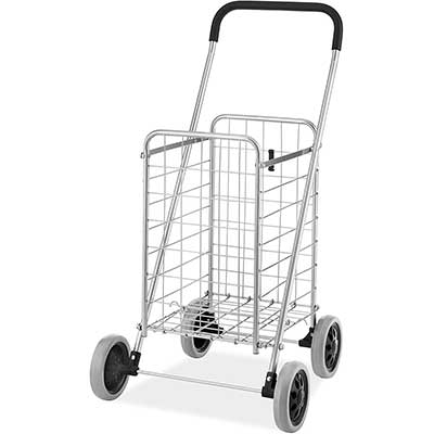 Whitmor Utility Durable Folding Design Shopping Cart