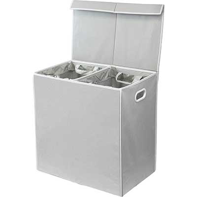 Simplehouseware Double Laundry Hamper with Lid