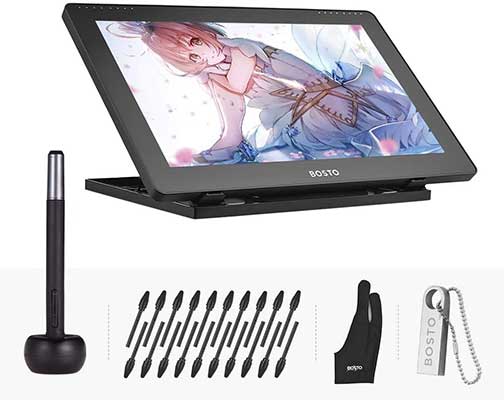 Aibecy Bosto 16HD 15.6 Inch IPS Graphics Drawing Tablet