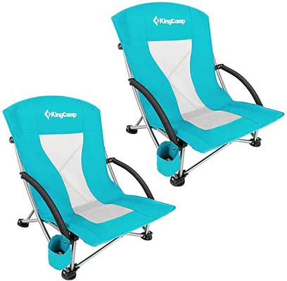 KingCamp Low Sling Beach Chair for Camping
