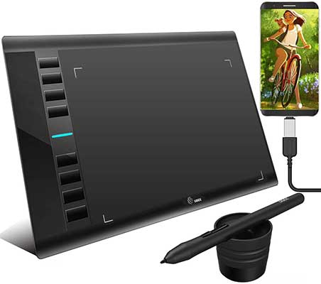 Graphics Tablet M708 UGEE 10 x 6 inches Android Supported Large Active Area
