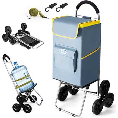 UHO Shopping Cart Foldable Grocery Cart
