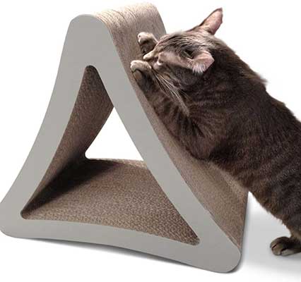 PetFusion 3-Sided Vertical Cat Scratching Post