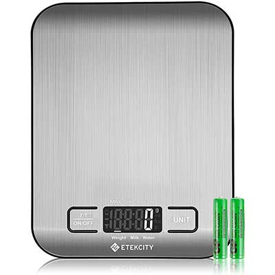 Etekcity 304 Stainless Steel Food Kitchen Scale