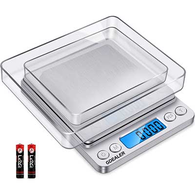 GDEALER Food Scale, Digital Kitchen Scale, 0.001oz Precise