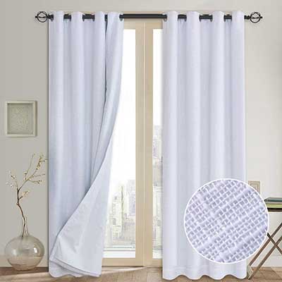 100% Blackout Curtains with Liner