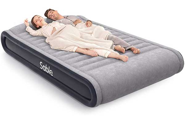 Sable Queen Size Air Mattresses with Built-in Electric Pump
