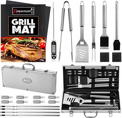 ROMANTICIST Must-Have BBQ Grill Accessories Set