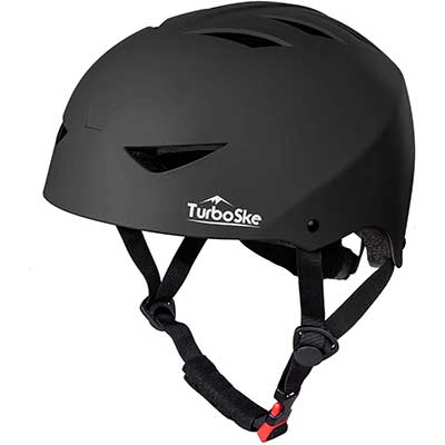 TurboSke Skateboard Helmet, CPSC Compliant