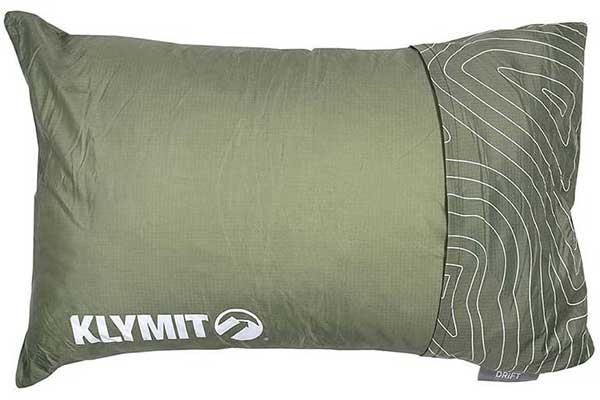 Klymit Drift Camping Pillow, Reversible Cover